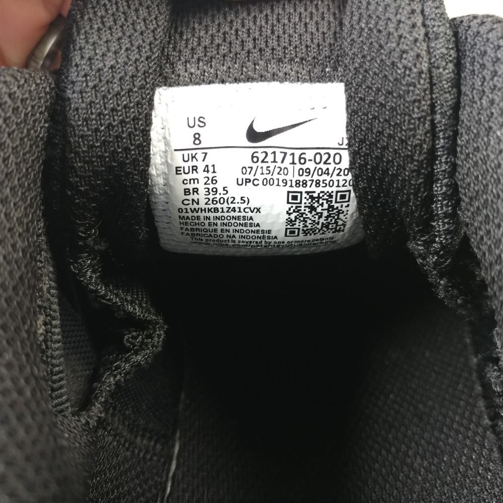 Nike Reax 8 TR Mens Size 8 Training Shoes Athletic 621716-008 Black Sneakers - Picture 3 of 11